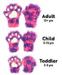 Pink Monster Kid and Adult Paw Mitt
