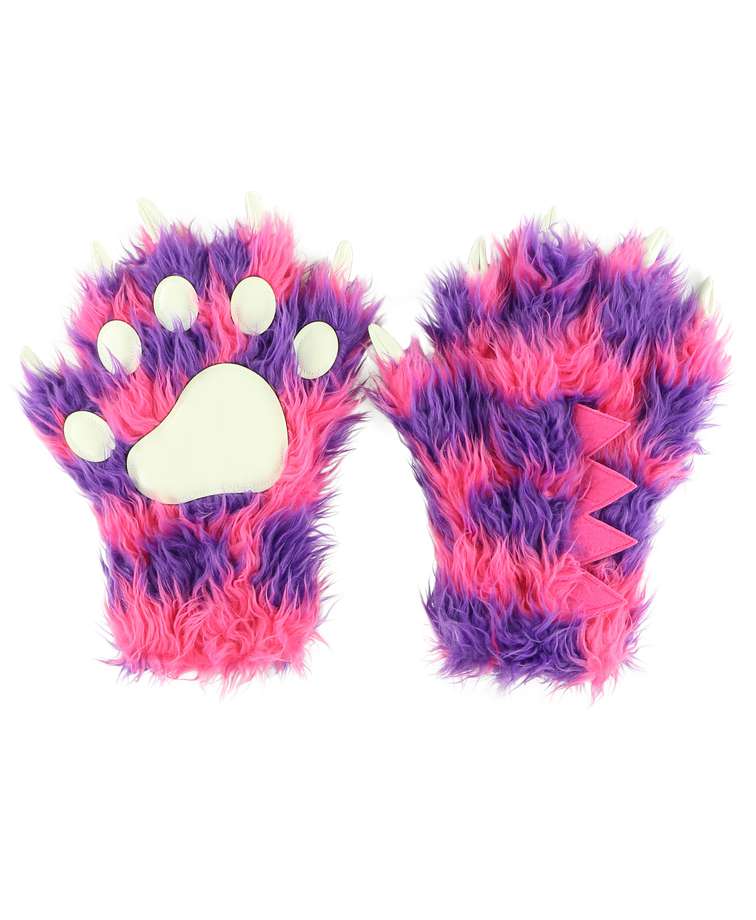 Pink Monster Kid and Adult Paw Mitt