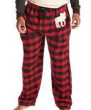 Moose Plaid Men's PJ Pant