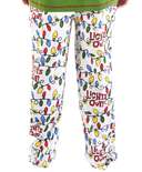 Lights Out Men's Reindeer Long Sleeve PJ Pant