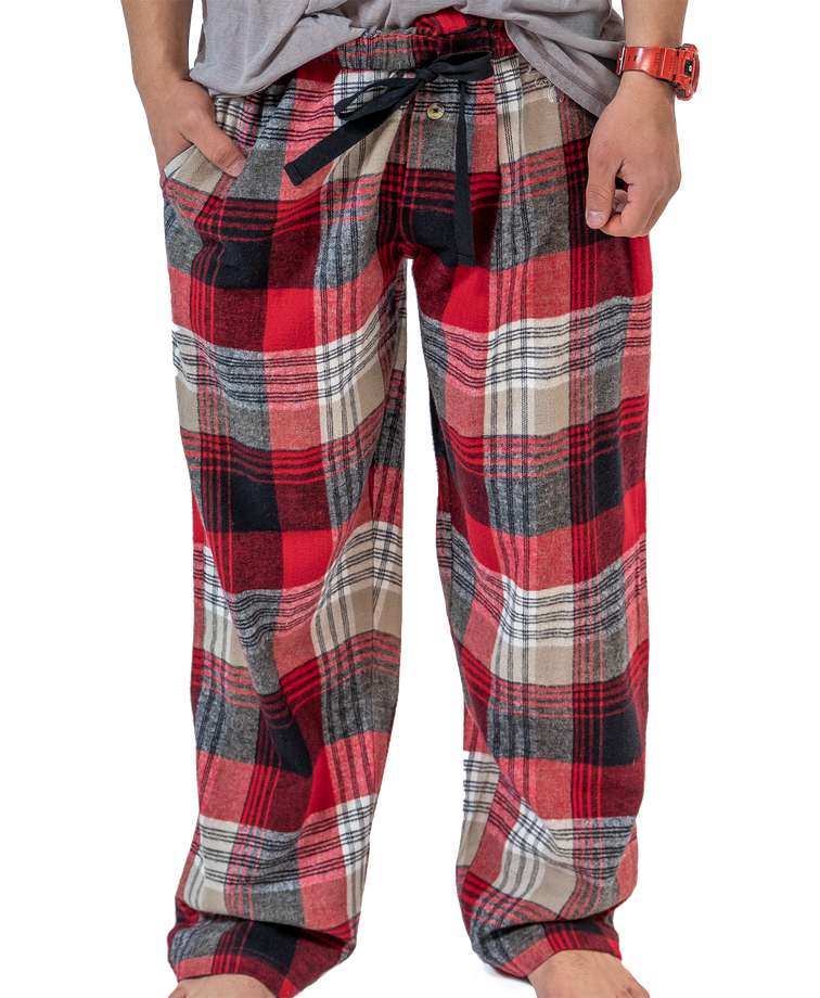 Country Plaid Flannel Men's PJ Pants