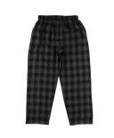 Grey Plaid Men's Flannel PJ Pant