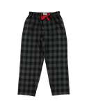 Grey Plaid Men's Flannel PJ Pant