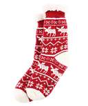 Nordic Moose Plush Sock