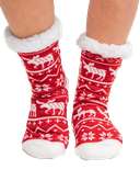 Nordic Moose Plush Sock