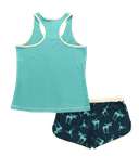 Funky Moose Blue Women's Tank & Short Set