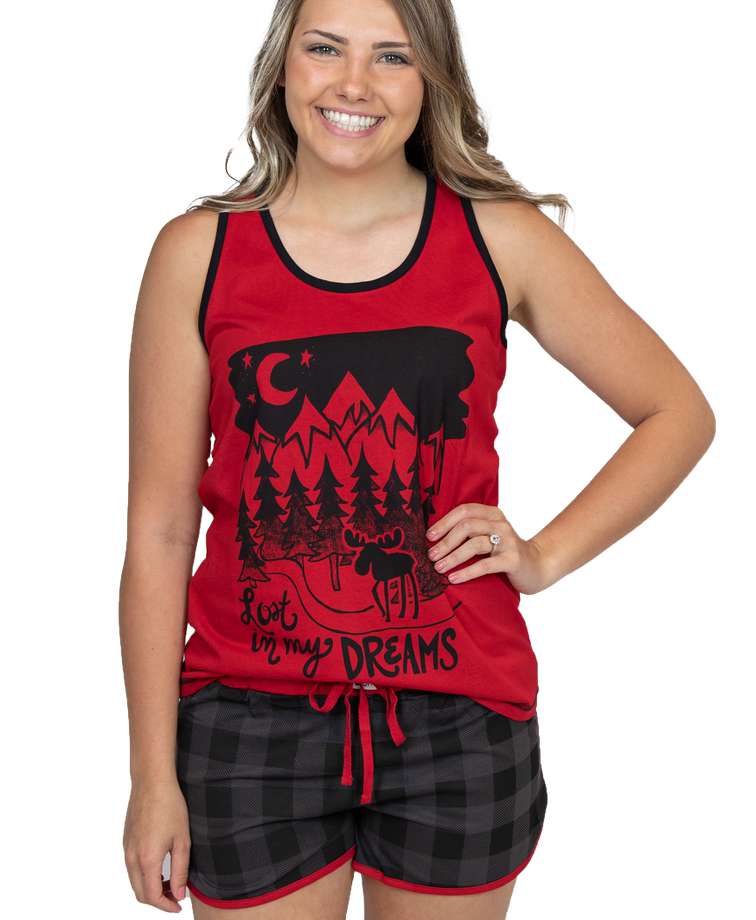 Lost in My Dreams Women's PJ Tank & Short Set