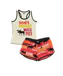 Don't Moose With Me Women's Tank & Short Set