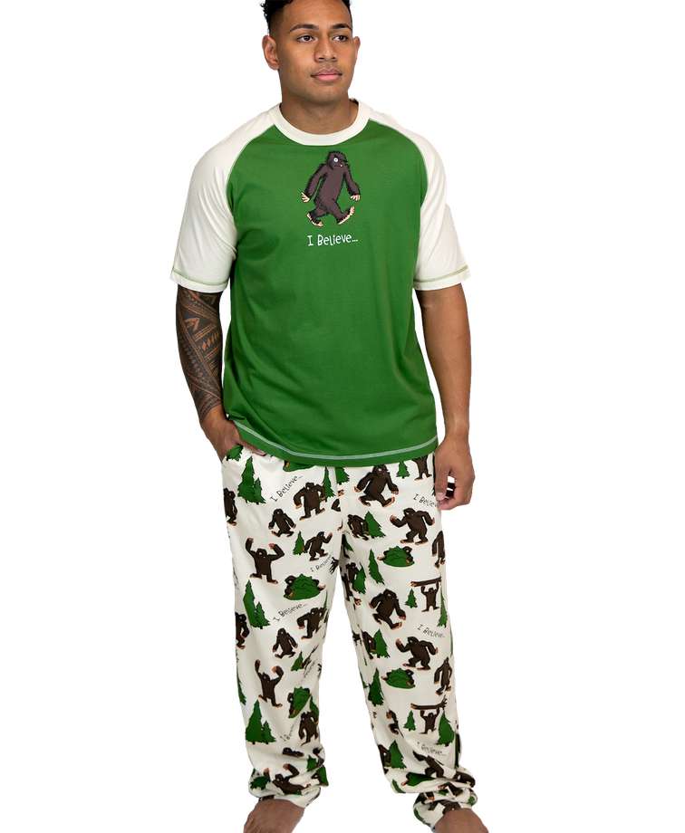 I Believe...Bigfoot Men's PJ Set
