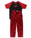 Classic Moose Red Men's PJ Set