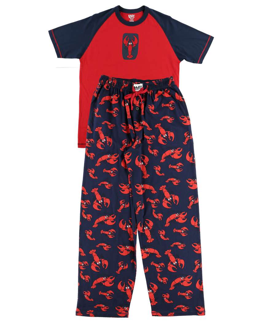 Lobster Men's Pajama Set LazyOne