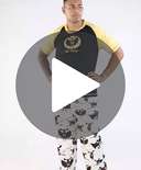 Bat Moose Men's PJ Set