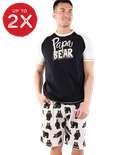 Papa Bear Men's Pajama Short Set