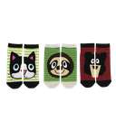 Animal Faces Sock 3 Pack