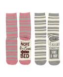 Back To Bed Sock 2 Pack