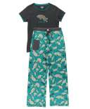 No Wake Zone Women's Manatee Fitted PJ Set