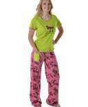 Don't Moose With Me Women's Fitted PJ Set