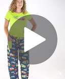 Night Out Women's Camper Fitted PJ Set