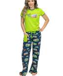 Night Out Women's Camper Fitted PJ Set