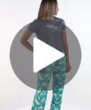 No Wake Zone Women's Manatee Fitted PJ Set