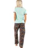 Booty Sleep Women's Regular Fit Horse PJ Set