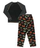 Spooky Faces Women's Regular Fit Long Sleeve PJ Set