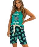 Turtley Awesome Women's Turtle Bermuda Short Set
