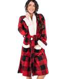 Moose Plaid Women's Bathrobe