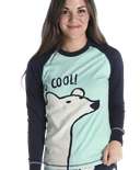 Too Cool Women's Polar Bear Fitted Tee