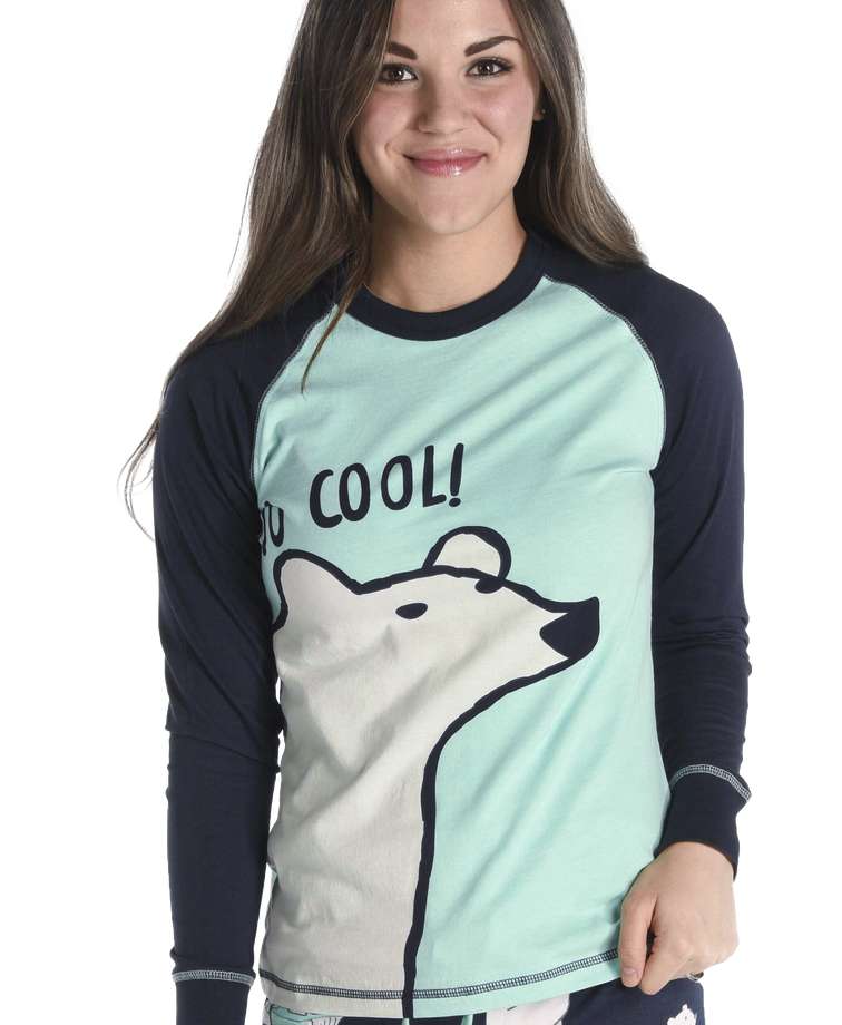 Too Cool Women's Polar Bear Fitted Tee