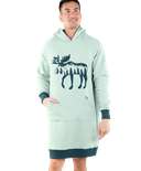 Moose Silhouette Sleep Hoodie