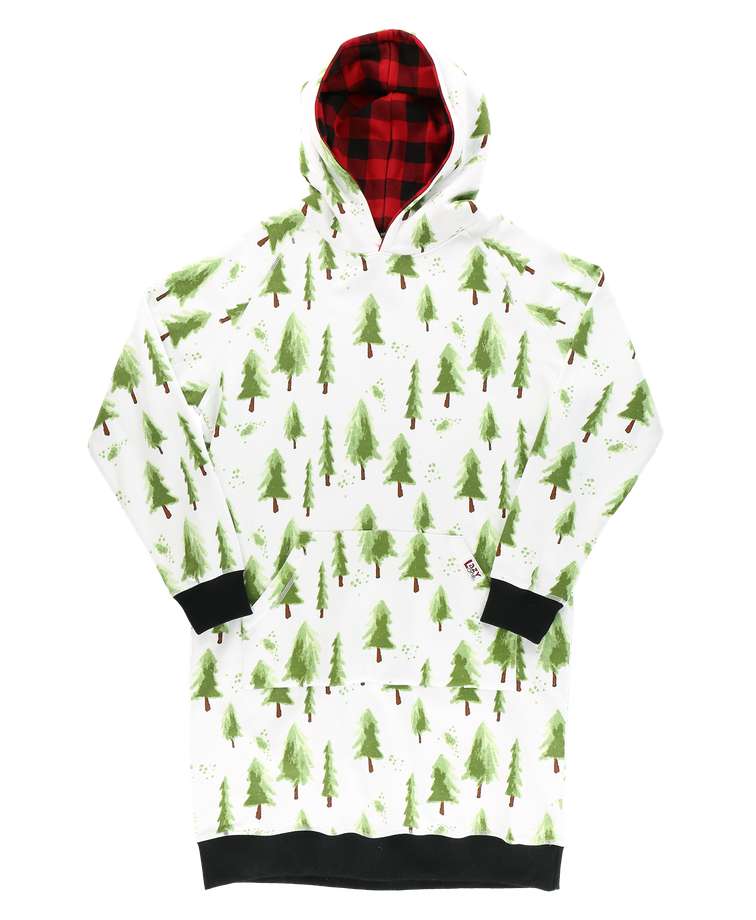 Evergreen Plaid Sleep Hoodie