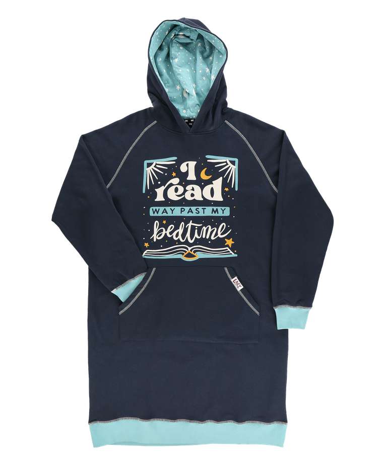 Read Past My Bedtime Sleep Hoodie