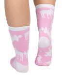 Pink Classic Moose Crew Sock