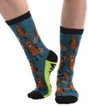 Dammit Beaver Crew Sock
