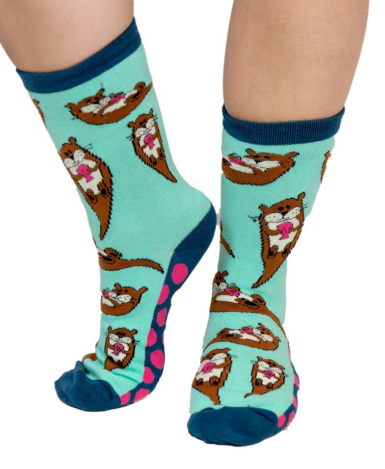 Otterly Exhausted Crew Sock