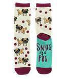 Snug As a Pug Crew Sock