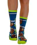 Hang in There Sloth Crew Sock
