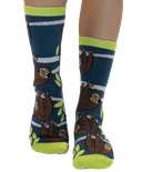 Hang in There Sloth Crew Sock