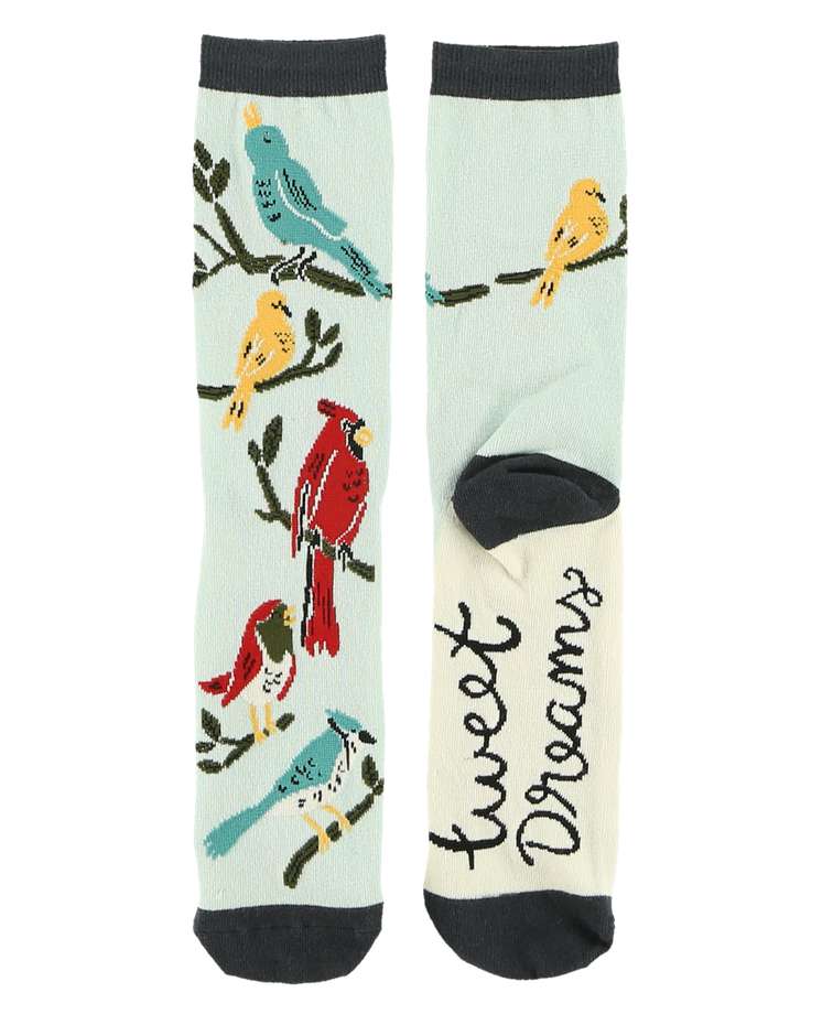 Tweet Dreams Crew Sock