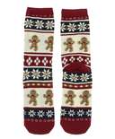 Gingerbread Fair Isle Crew Sock