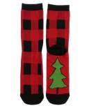 Plaid Crew Sock