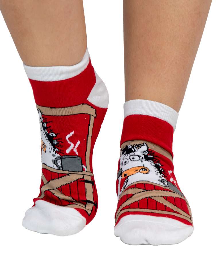 Unstable in the Morning Horse Women's Slipper Sock