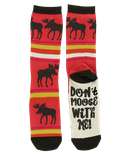 Don't Moose With Me Crew Sock