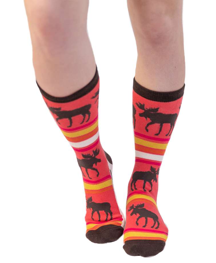Don't Moose With Me Crew Sock