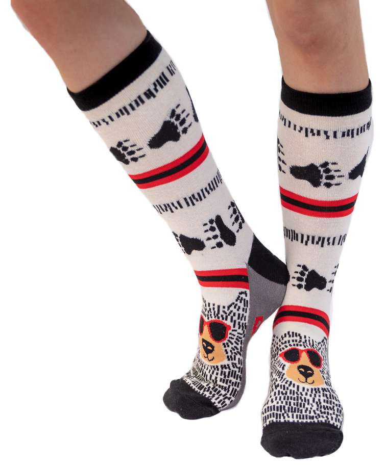 Beary Cool Crew Sock