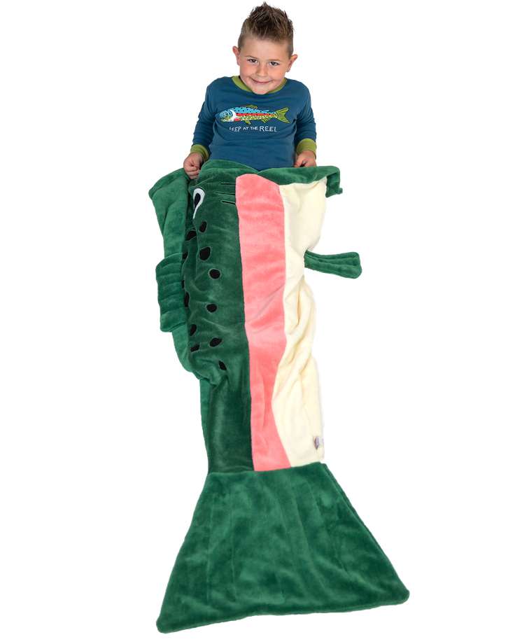 Trout Kid's Tail Blanket