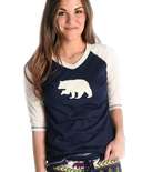 Bear Fair Isle Women's Tall Tee