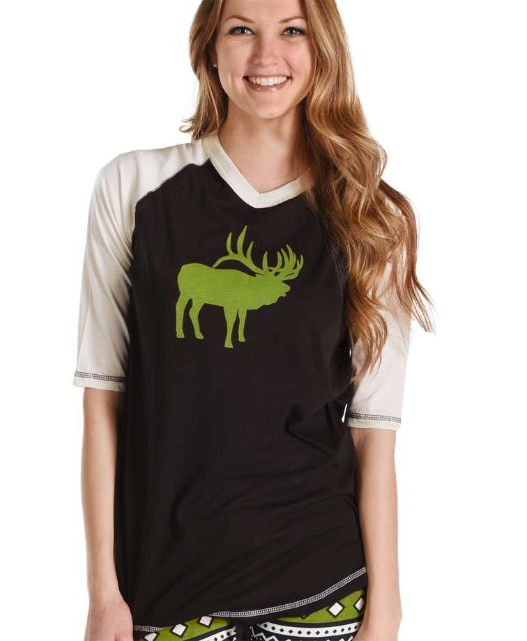 Elk Fair Isle Women's Tall Tee
