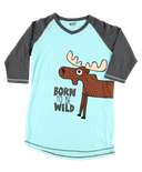 Born To Be Wild Women's Moose Tall Tee